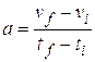 One Dimensional Kinematics